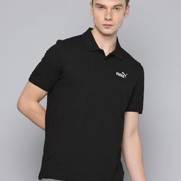Puma Brand Logo Embroidered Polo Collar T-shirt-image-29