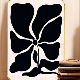 Myntra Elegant Homes White & Black 1 Piece Wood Floral and Botanical Wall Paintings-image-49