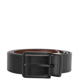 Puma Black-Tan Leather Waist Belt for Men-image-21