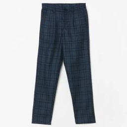 Fame Forever by Lifestyle Kids Navy Chequered Pants-image-24