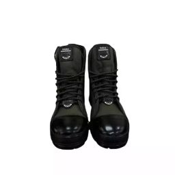 Kalibar Jungle Boot Shoes Steel Toe Para Commando High Ankle Nylon Fabric PU Sole Olive Green UK 10-image-1