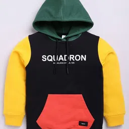 Ginie Boys Typography Printed Hood Cotton T-shirt-picture-1