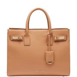 Anne Klein Tan Solid Handbag-picture-27