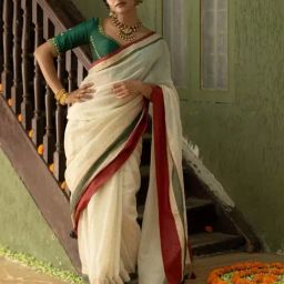Suta Off White Solid Saree-image-18