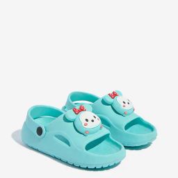 Yellow by Westside Turquoise Minny-Mouse Detailed Clogs-27