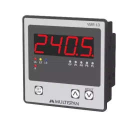 Multispan VMR-13 Voltage and Current Protection Relay - Panel Mounted for Industrial Use-2