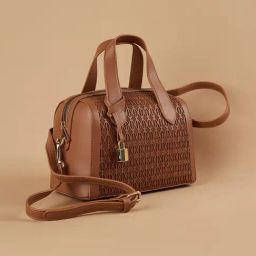 Ginger by Lifestyle Brown Textured One Size Handbag-image-33