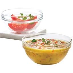 Borosil Transparent Glass Serving Bowl-28