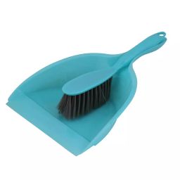 Shagun Dust Pan With Brush 36x23 cm Plastic Teal, S-78-25