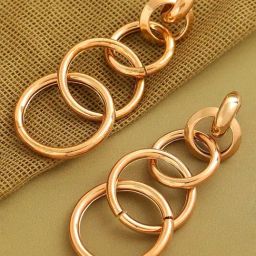 Sohi Gold Plated Party Designer Dangler Earrings-1