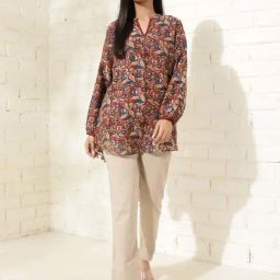 Fabindia Red Printed Tunic-picture-5