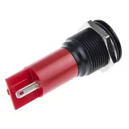 RS PRO Red Panel Mount Indicator 115 V DC. 230V AC, Mounting Hole Size 16 mm, Termination Type Solder Tab, Model No 205640 image 2