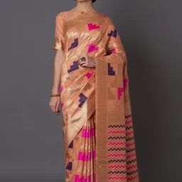 KALINI Zari Art Silk Heavy Work Kanjeevaram Saree-picture-12