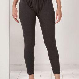 INFERNO Ribbed Cotton Mid-Rise Thermal Bottoms-image-43