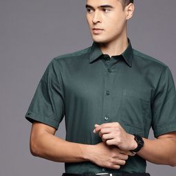 Louis Philippe Pure Cotton Classic Fit Formal Shirt-picture-8