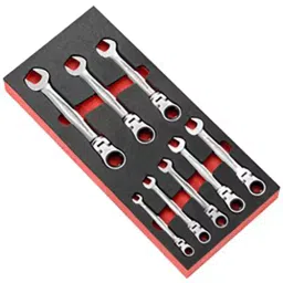FACOM 188 mm Hinged Ratchet Combination Wrench Set In Foam Module, MODM.467FJU8 (Set of 8 Pcs)-11