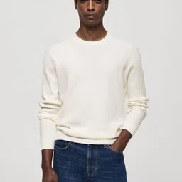 MANGO MAN Ribbed Pullover-image-56