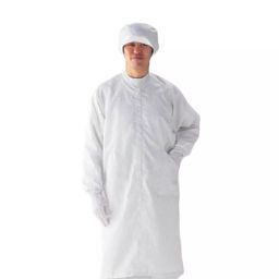 AS ONE CR Coat Regular Collar SC202 for Unisex S Size 98.2% Polyester, 1.8% Conductive Fiber White, SC202-picture-19