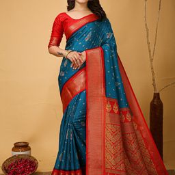 Rangtulika Ethnics Ethnic Motifs Zari Saree-picture-29
