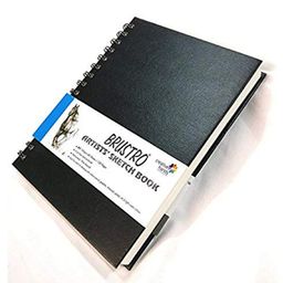 Brustro Artists Wiro Bound Sketch Book A4 Size - 120 Pages-image-76