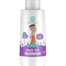 Khadi Natural Baby Hair Oil with Grapeseed & Olive - 150 ml-image-39