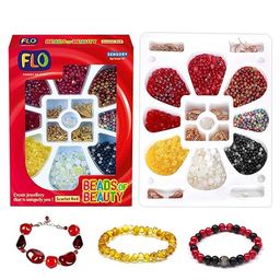 FLO Beads Of Beauty: Scarlet Red - Multicolour-25