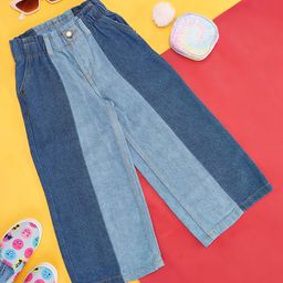 Pantaloons Junior Cotton Cut & Sew Jeans - Blue-picture-10