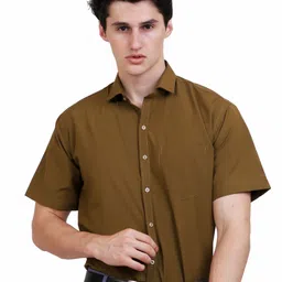 APPEL TOUCH Spread Collar Regular Fit Formal Shirt-image-99