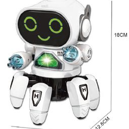 ADKD Interactive Dancing Bot Pioneer Robot Toy with Music, Lights, and Moving Arms & Legs(Color May Vary / Random Color) image 3