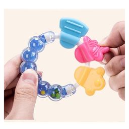 Joy Buzz Baby Food Feeder Nibbler & Rattle Teether Combo - Multicolor image 5
