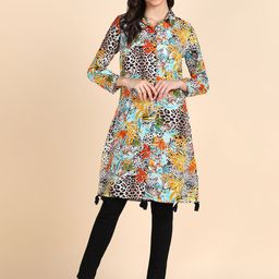 Dodo & Moa Women Printed Western Wear Kurti-image-48