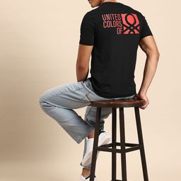 United Colors of Benetton Men Brand Logo Printed T-shirt-picture-20