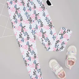 Pantaloons Junior Girls Marshmallow Printed Legging-image-43