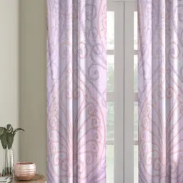 Romee Eyelet White Door Curtain (7 ft.) - Single Piece-image-85