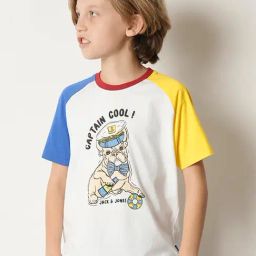 Jack & Jones Junior White Printed T-Shirt-picture-32