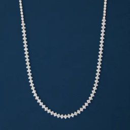 Accessorize London Silver-Plated Choker Necklace-83