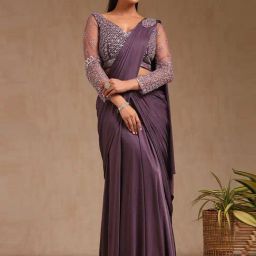 Soch Purple Ready To Wear Saree-picture-44