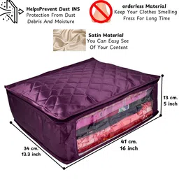 Ajabh Purple Set of 2 Regular Drawer Organiser Organisers image 2