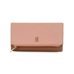 Baggit Tan Small Tri-Fold Wallet for Women-image-10
