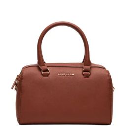 Anne Klein Brown Solid Handbag with Wallet-image-22