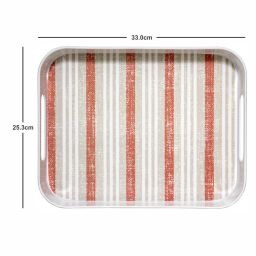 Goodhomes Multicolor Melamine Rectangular Serving Tray image 3