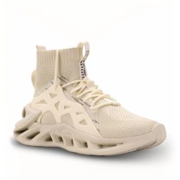 Atom Men's Alpha SoftBounce Beige Running Shoes image 3