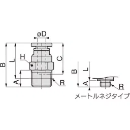 PISCO Tube Fitting EG Antistatic Type Φ2.4 mm PC6-M5EG (Bag of 10 Pcs)-picture-39