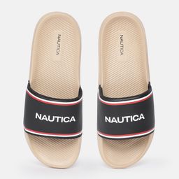 Nautica Men Brand Logo Printed Sliders-picture-33