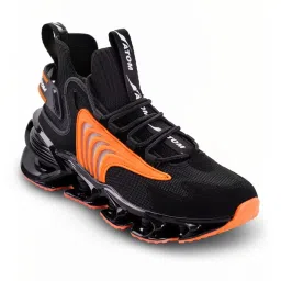 Atom Men's Spring Edge Alpha 1 Black Running Shoes image 3
