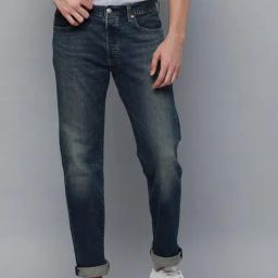 Levi's 501 Mid Indigo Straight Fit Jeans-picture-41