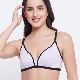 Clovia Lilac Non Wired Non Padded Everyday Bra-image-2