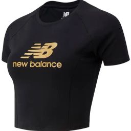 New Balance Black Logo Printed T-Shirt-image-95