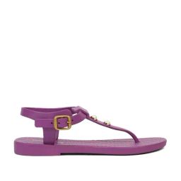 Elle Women's Purple T-Strap Sandals-image-17