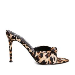 London Rag Women's Satin Knot Multicolor Stilettos-image-4